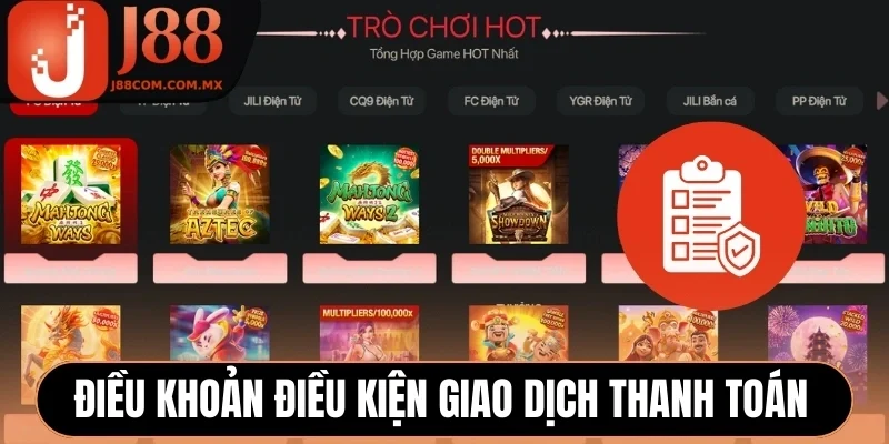Điều khoản điều kiện cho mọi giao dịch thanh toán