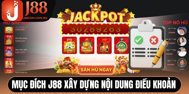 Mục đích J88 xây dựng nội dung điều khoản điều kiện