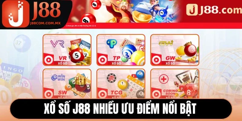 Xổ số J88 nhiều ưu điểm nổi bật