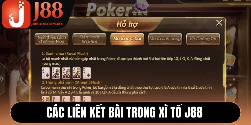 Các liên kết bài trong Xì Tố J88