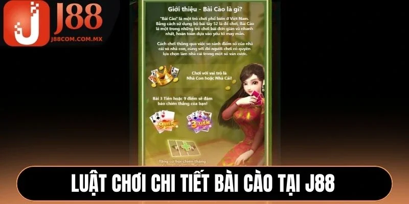 Luật chơi chi tiết Bài Cào tại J88