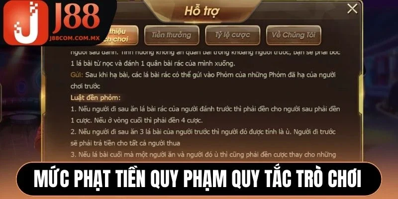 Mức phạt tiền lớn nếu quy phạm quy tắc trò chơi