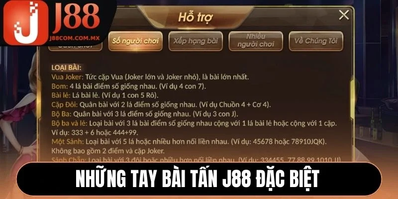 Những tay bài Tấn J88 đặc biệt