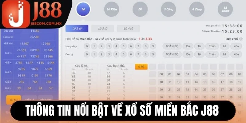 Thông tin nổi bật về Xổ số miền Bắc J88
