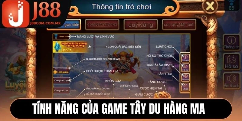 Tính năng của game Tây Du Hàng Ma 